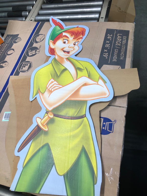 Photo 1 of Advanced Graphics Peter Pan Life Size Cardboard Cutout Standup - Disney's Peter Pan
