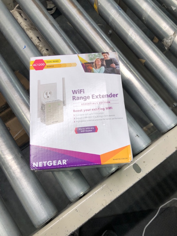 Photo 4 of NETGEAR Wi-Fi Range Extender EX6120 - Coverage Up to 1500 Sq Ft and 25 Devices with AC1200 Dual Band Wireless Signal Booster & Repeater (Up to 1200Mbps Speed), and Compact Wall Plug Design WiFi Extender AC1200