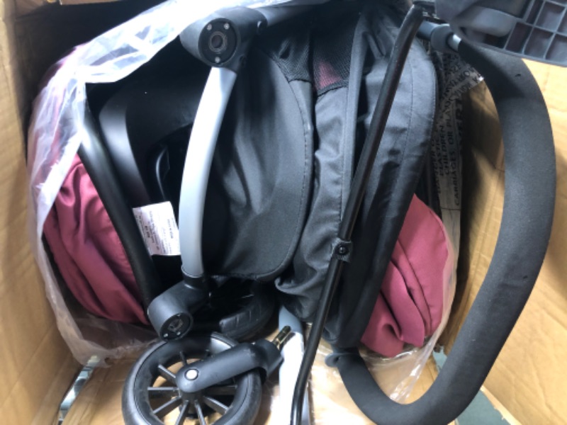 Photo 1 of Evenflo Pivot Modular Travel System With SafeMax Car Seat Only Travel System Casual Grey