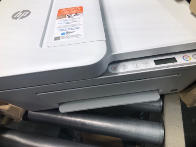 Photo 1 of HP DeskJet 4155e Wireless Color All-in-One Printer & 67XL Tri-Color High-Yield Ink Cartridge | 3YM58AN & 67XL Black High-Yield Ink Cartridge | 3YM57AN Printer + Tri-color Ink + Black Ink