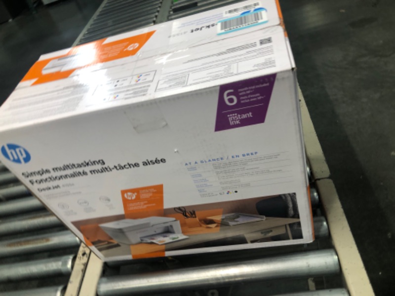 Photo 1 of HP DeskJet 4155e Wireless Color All-in-One Printer & 67XL Tri-Color High-Yield Ink Cartridge | 3YM58AN & 67XL Black High-Yield Ink Cartridge | 3YM57AN Printer + Tri-color Ink + Black Ink