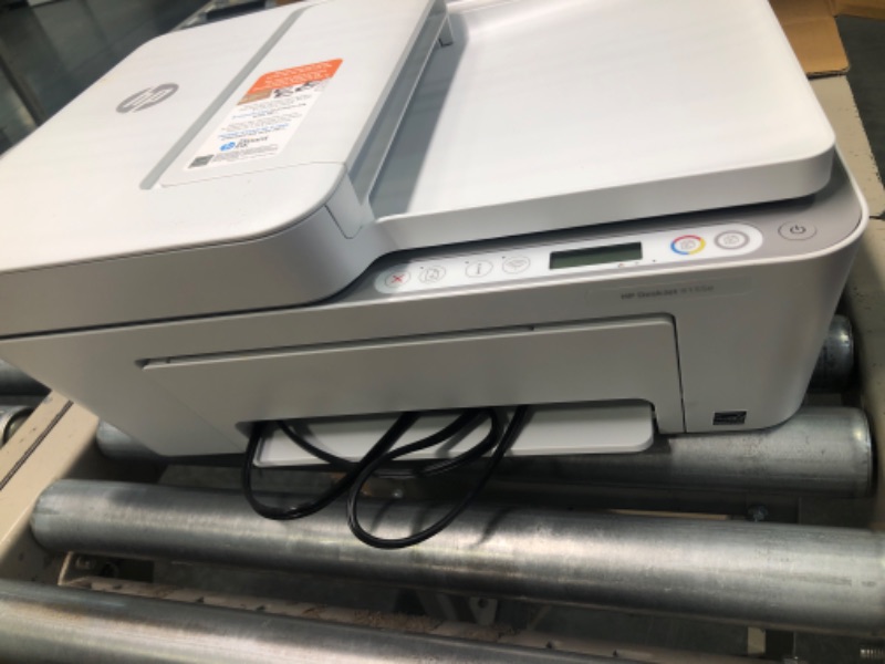 Photo 1 of HP DeskJet 4155e Wireless Color All-in-One Printer & 67XL Tri-Color High-Yield Ink Cartridge | 3YM58AN & 67XL Black High-Yield Ink Cartridge | 3YM57AN Printer + Tri-color Ink + Black Ink