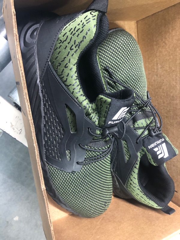 Photo 1 of Furuian Steel Toe Indestructible Shoes Men Women Lightweight Puncture Resistant Safety Work Shoes Sneakers for Construction Working Breathable