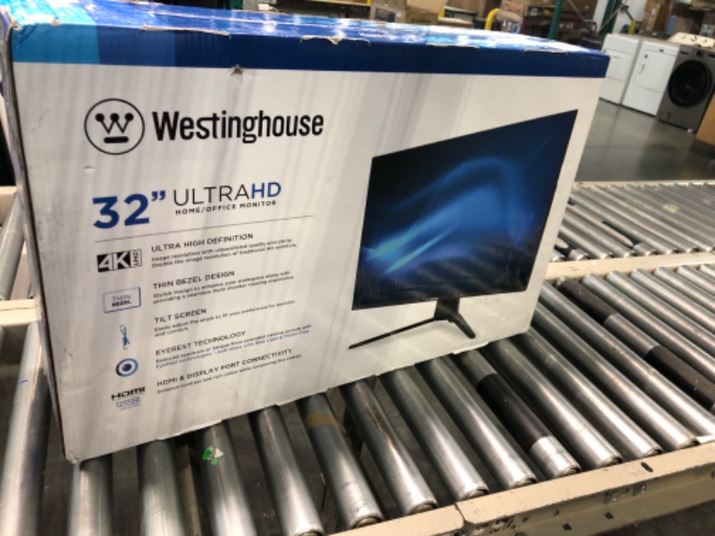 Photo 2 of Westinghouse 32-inch 4K 60Hz Monitor Ultra HD (UHD) 3840 x 2160 IPS LED Home Office Desktop FreeSync PC Computer with EyeRest Technology and Anti-Glare Technology – 8ms Response Time Gray-to-Gray