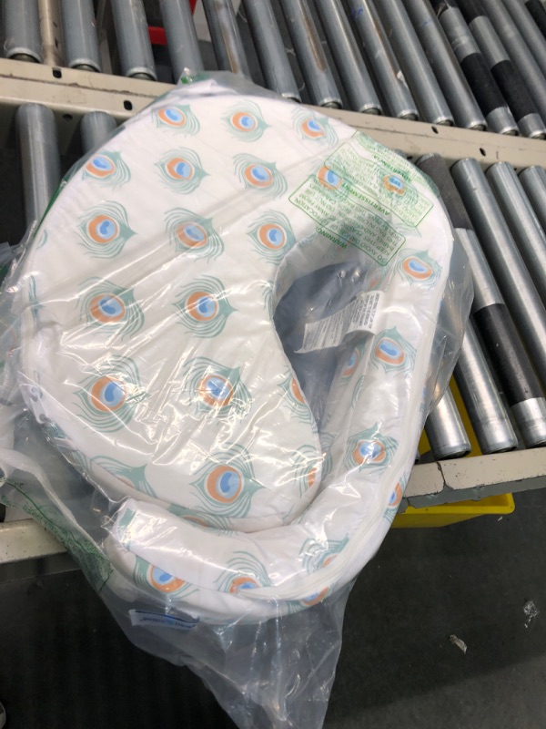 Photo 1 of My Brest Friend Original Nursing Pillow For Breastfeeding, Nursing and Posture Support with Pocket and Removable Slipcover, Peacock