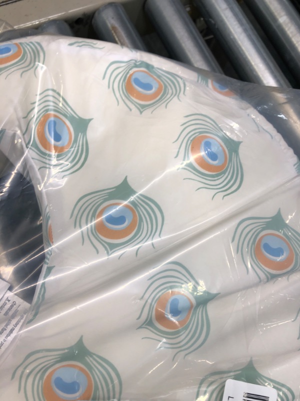 Photo 1 of My Brest Friend Original Nursing Pillow For Breastfeeding, Nursing and Posture Support with Pocket and Removable Slipcover, Peacock