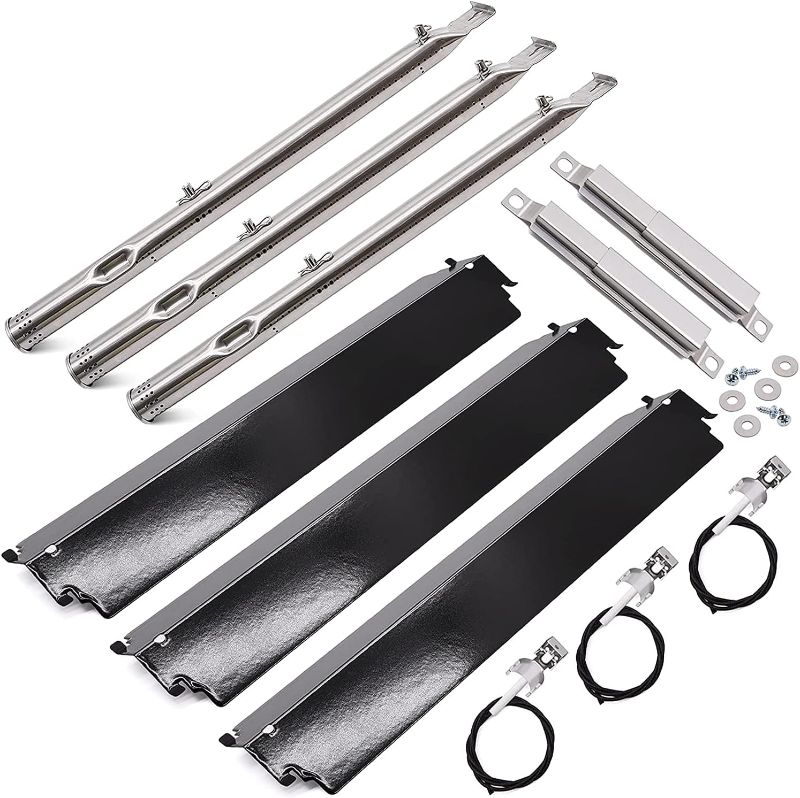 Photo 1 of Adviace Grill Parts Kit Compatible with Charbroil 463257110 463247109 463247412 463270912 463270913 Gas Grill, Replacement Burners & Ignitors, Heat Tents & Carryover Tubes for Charbroil Grill Models
