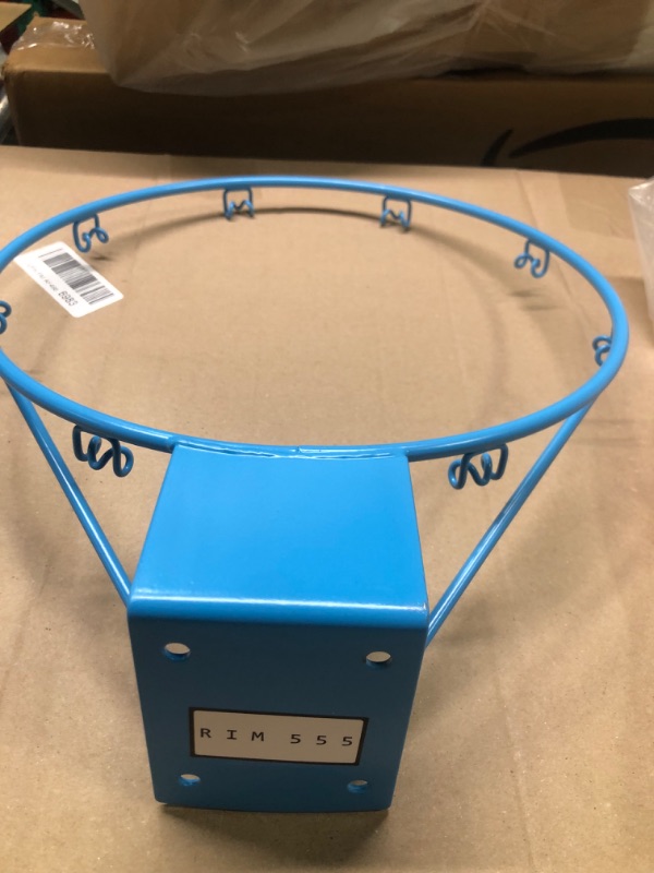 Photo 1 of Dunn-Rite Products Replacement Stainless Steel Vinyl Coated Replacement Pool Basketball Rims PoolSport/H2O Hoop (RIM555; Light Blue Color)
