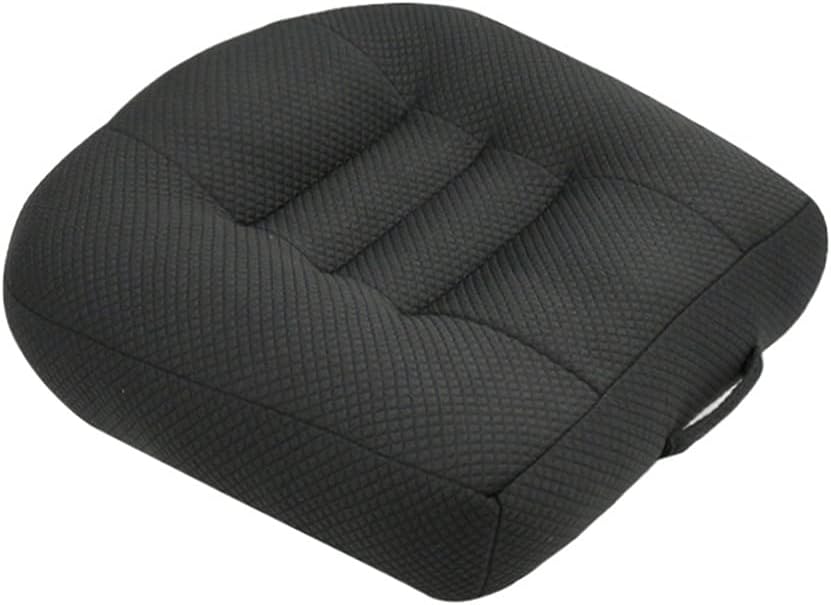 Photo 1 of Car Booster Seat Cushion Heightening Height Boost Mat,Breathable Mesh Portable Car Seat Pad Fatigue Relief Suitable for Trucks,Cars,SUVs,Office Chairs,Wheelchairs(Black)

