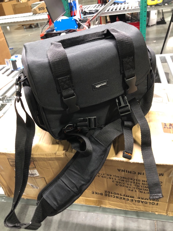 Photo 2 of Amazon Basics Large DSLR Gadget Bag (Gray interior)