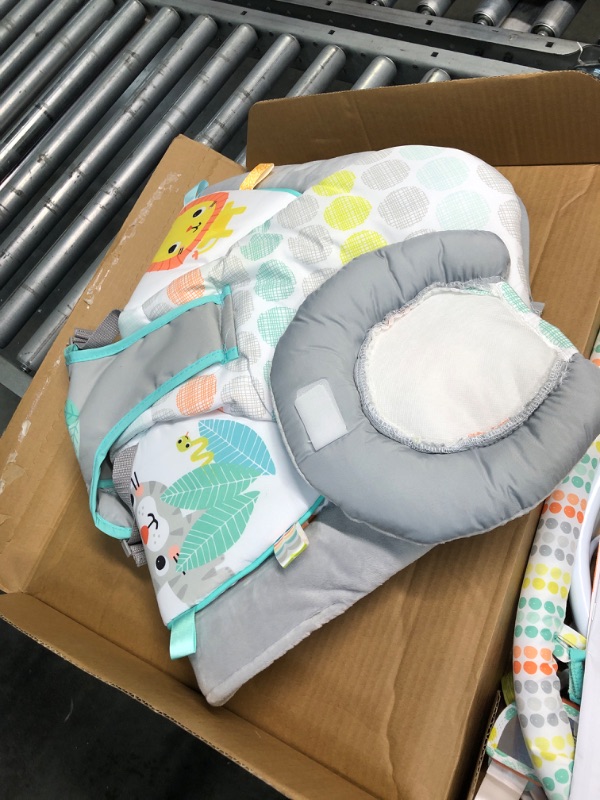 Photo 1 of Bright Starts Whimsical Wild Comfy Baby Bouncer Seat with Soothing Vibration and Music