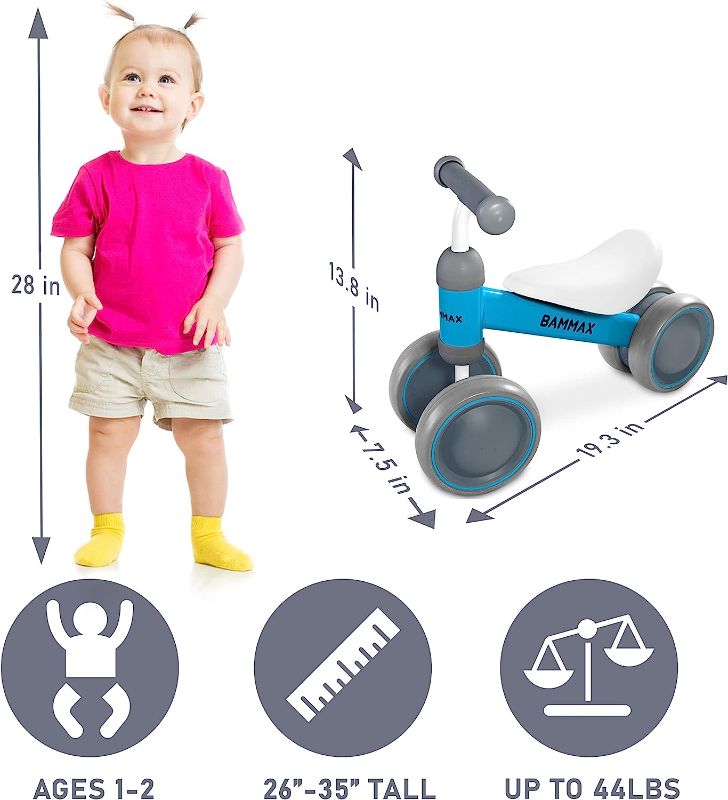 Photo 1 of BAMMAX Official TykeBike® Toddler & Baby Bike | Toddler & Baby Balance Bike Ride On Toy | Easy Glide Wheels & Safer Toddler Bike Steering | Indoor/Outdoor Baby & Toddler Ride On Toy for 1+ Year Old