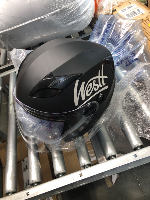 Photo 2 of Westt Storm X Full Face Motorcycle Helmet with Dual Visor, DOT Approved, Men and Women Medium Black