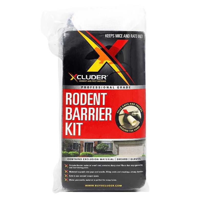 Photo 1 of Xcluder Rodent Control Fill Fabric, Large DIY Kit, Stainless Steel Wool, Stops Rats and Mice
