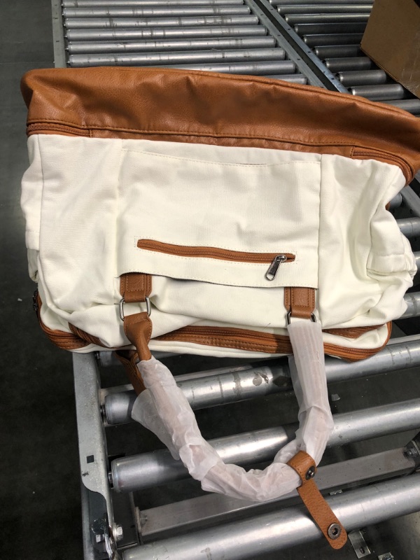 Photo 1 of Overnight Bag Large Canvas Travel Bag Duffel Bag with 