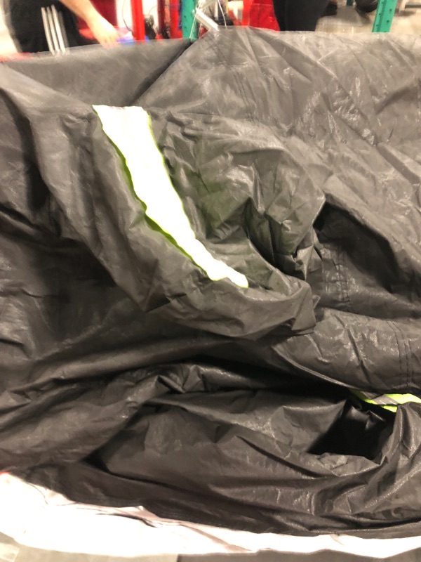 Photo 1 of AUQDD 6-Layers PEVA New Material Sedan SUV Full Padded Car Cover Waterproof All Weather Weatherproof UV Sun Protection Snow Dust Storm Resistant Outdoor Exterior Custom Form-Fit Straps 178"-190" Black