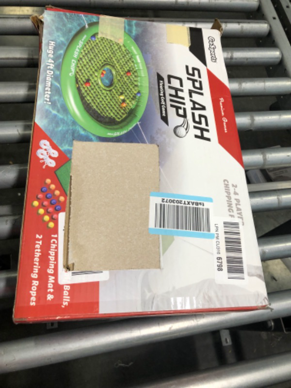 Photo 2 of ***MISSING THE BALLS*** GoSports Splash Chip Floating Golf Game - Includes Chipping Target, 16 Foam Golf Balls, 1 Chipping Mat and Tethering Ropes
