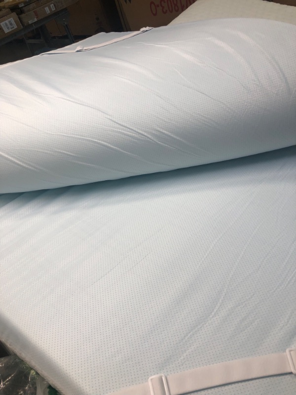 Photo 2 of 3 Inch Cool Gel Memory Foam Mattress Topper Queen Size Bed, Removable Soft Cover, Comfort Body Support & Pressure Relief
