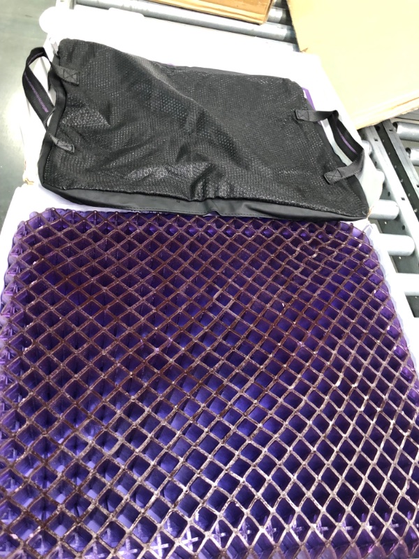 Photo 3 of Purple Royal Seat Cushion - Seat Cushion for The Car Or Office Chair - Temperature Neutral Grid