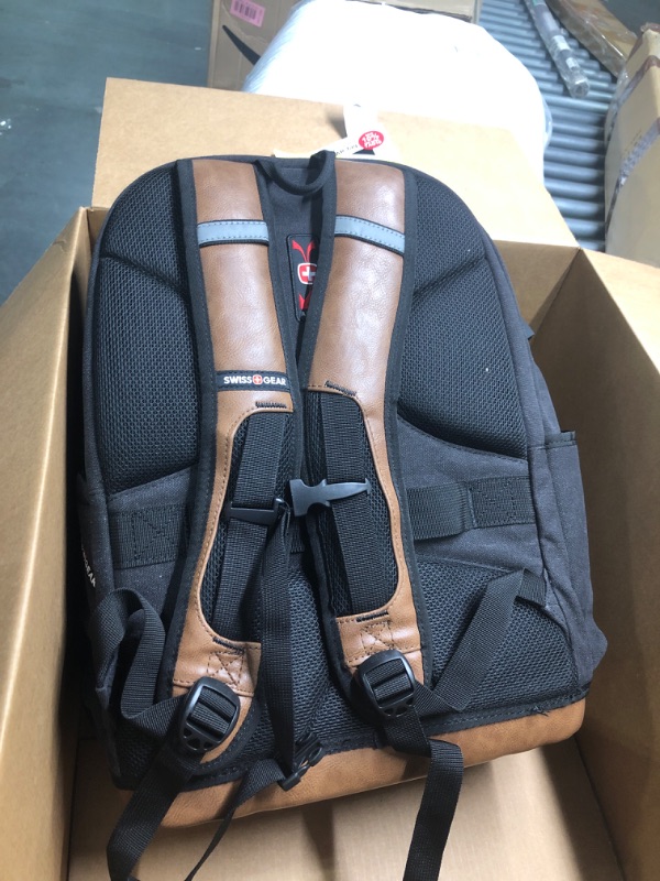 Photo 1 of SwissGear Canvas Work Pack Pro Laptop Backpack for Tool Storage, Fits 15-Inch Notebook