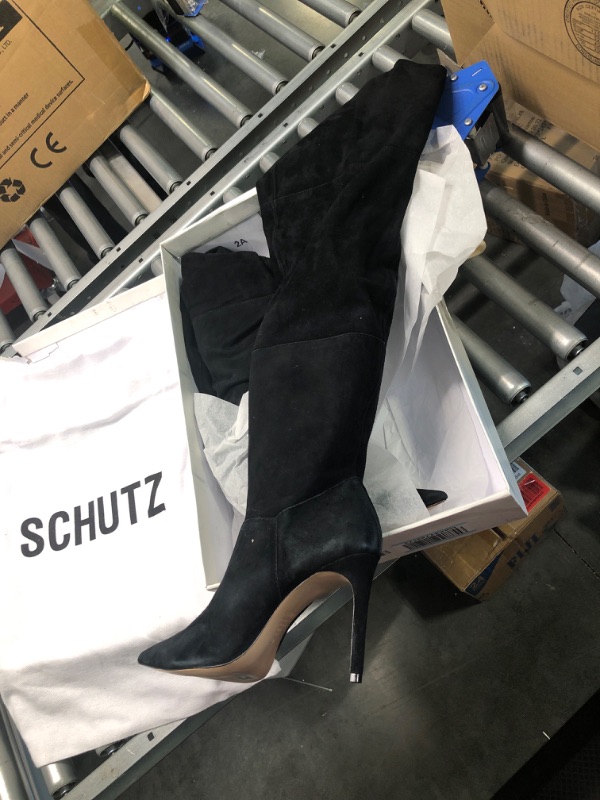 Photo 4 of SCHUTZ Women's Ashlee Over The Knee Suede Boot