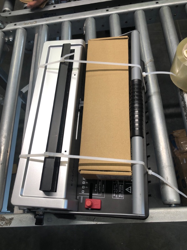 Photo 2 of TIANSE Binding Machine, Wire Binder Machine 34 - Square Size Holes, Punching 120 Sheets, Bind 12 Sheets Book Maker with Sturdy Metal Construction Comes with 100pcs of 3/8" Wire Binding Ring