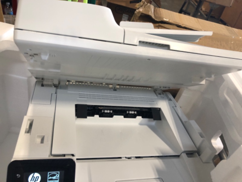 Photo 8 of HP LaserJet Pro MFP M227fdw Wireless Monochrome All-in-One Printer with built-in Ethernet & 2-sided printing, works with Alexa (G3Q75A) White