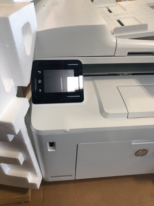 Photo 6 of HP LaserJet Pro MFP M227fdw Wireless Monochrome All-in-One Printer with built-in Ethernet & 2-sided printing, works with Alexa (G3Q75A) White