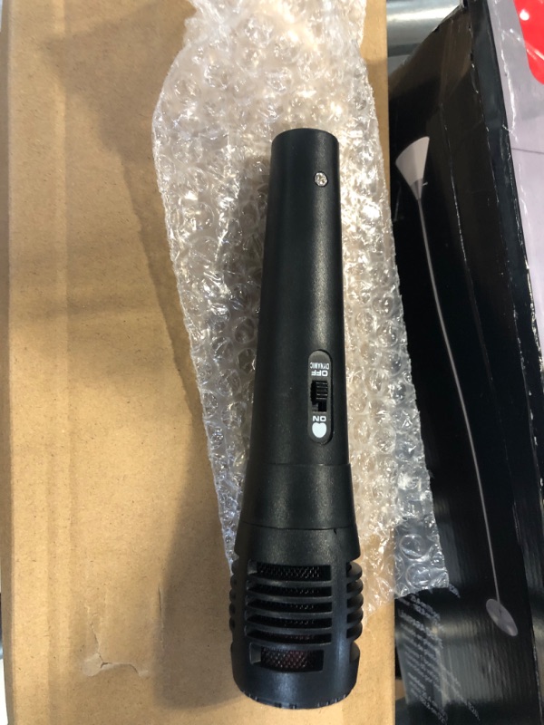 Photo 1 of Portable Bluetooth PA Speaker System - 400W Outdoor Bluetooth Speaker Portable PA System w/Microphone in, Party Lights, MP3/USB SD Card Reader, FM Radio, Rolling Wheels - Mic, Remote - Pyle PPHP82SM