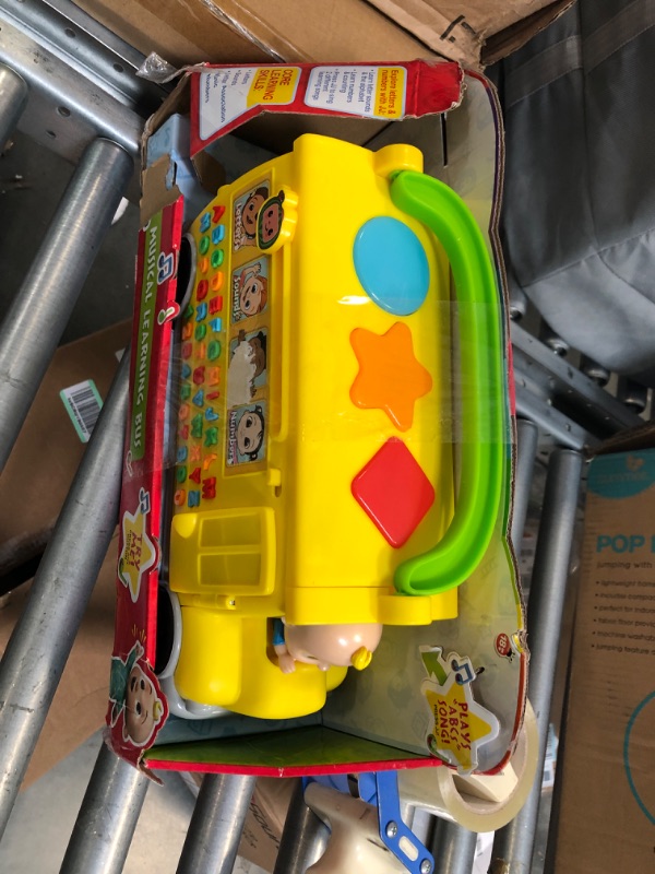 Photo 3 of CoComelon Musical Learning Bus, Number and Letter Recognition, Phonetics, Yellow School Bus Toy Plays ABCs and Wheels on the Bus, by Just Play