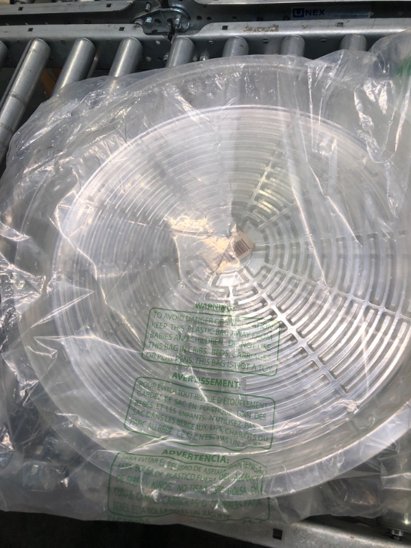 Photo 1 of 5 Pack Clear Plant Saucer Heavy Duty Sturdy Drip Trays for Outdoor and Indoor Plants (16 inch)
