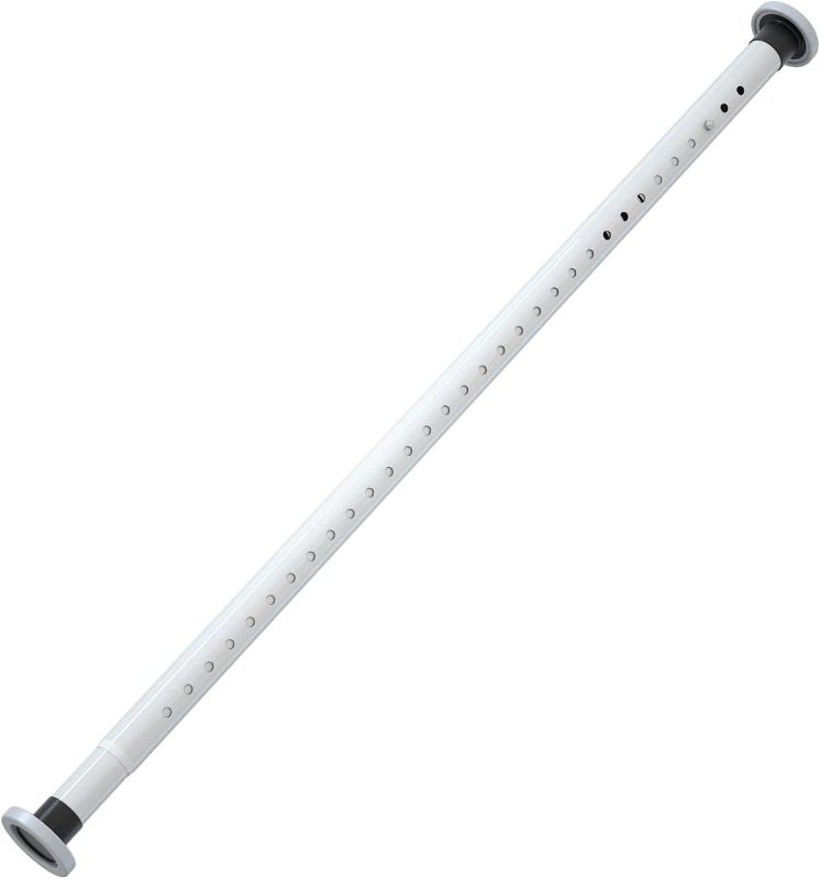 Photo 1 of Aglaiprty Sliding Glass Door Security Bar,Adjustable Security Bar - Extends from 27 inch to 43 inch (White)