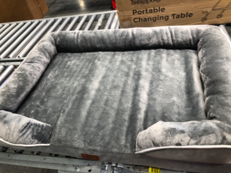Photo 1 of Bedsure Orthopedic Dog Bed for Extra Large Dogs - XL Waterproof Dog Bed Medium, Foam Sofa with Removable Washable Cover, Waterproof Lining and Nonskid Bottom Couch, Pet Bed
