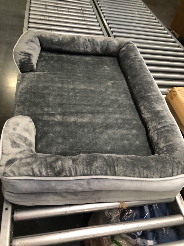 Photo 1 of Bedsure Orthopedic Dog Bed for Extra Large Dogs - XL Waterproof Dog Bed Medium, Foam Sofa with Removable Washable Cover, Waterproof Lining and Nonskid Bottom Couch, Pet Bed
