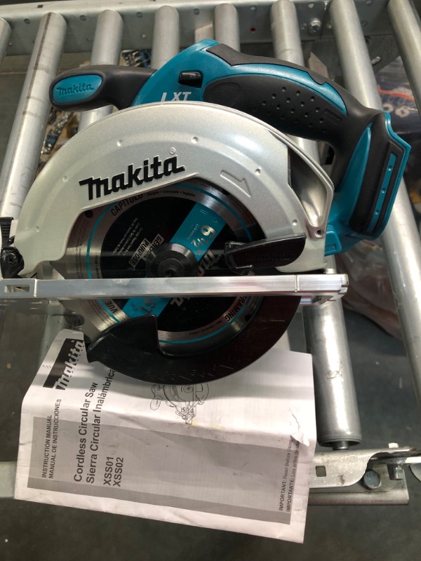 Photo 3 of Makita XSS02Z 18V LXT Lithium-Ion Cordless 6-1/2" Circular Saw, Tool Only

