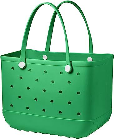 Photo 1 of Beach Bag Rubber Tote Bag - Waterproof Sandproof Tote Bags Travel Handbag for Sports Beach Market Pool Boat