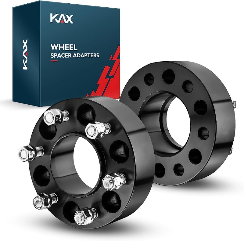 Photo 1 of KAX 6x135mm Hubcentric Wheel Spacers 87mm Center Bore M14x2 Studs 2" Thick 6 Lugs Wheel Adapters Fit for F150 2004-2014,Expedition 2003-2014,Navi-Gator 2003-2014,2PCS
