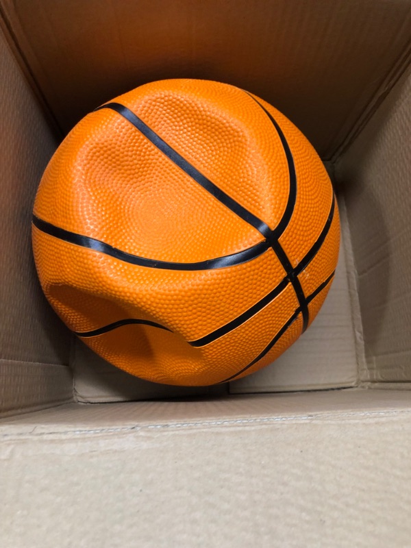 Photo 1 of Rubber Basketball Size 5 for Teens Adults Indoor Outdoor Basketballs for Game Gym Training Competition Sports Streetball Gift for Boys Girls Youth (Black&Orange/Deflated)
**PUMP  NOT INCLUDED**