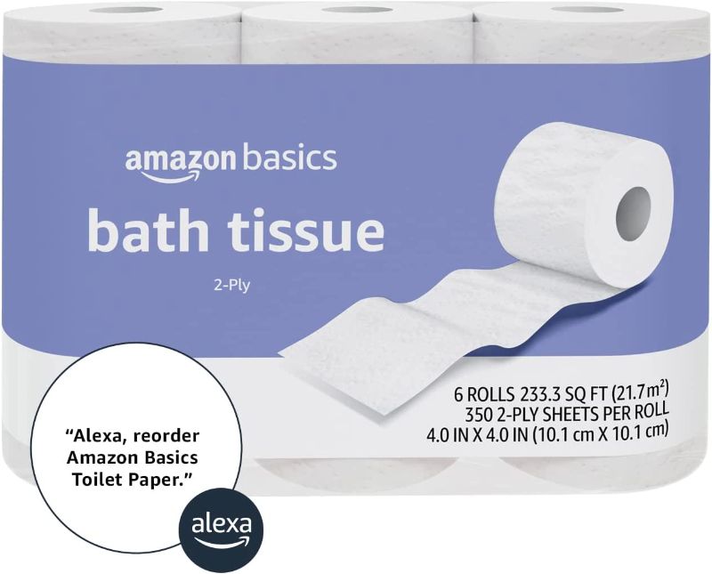 Photo 1 of Amazon Basics 2-Ply Toilet Paper