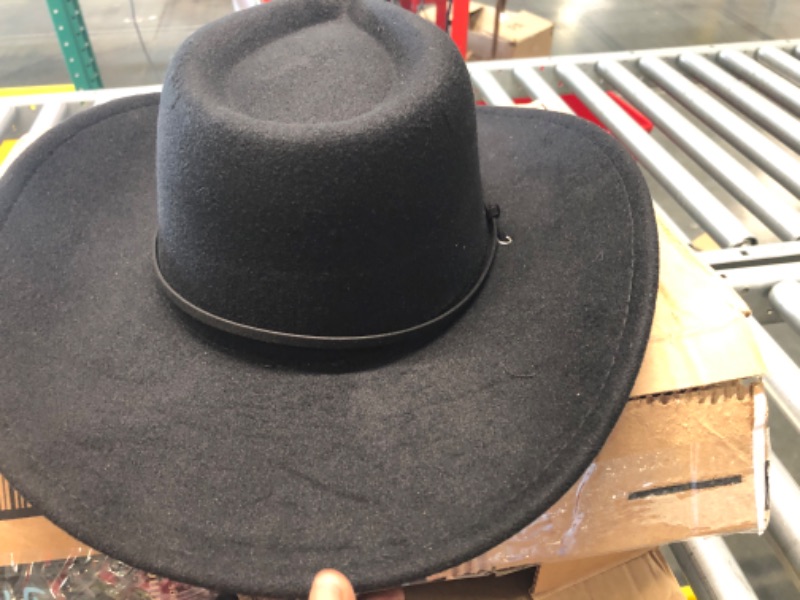 Photo 1 of Lan zom women's black hat-BLK