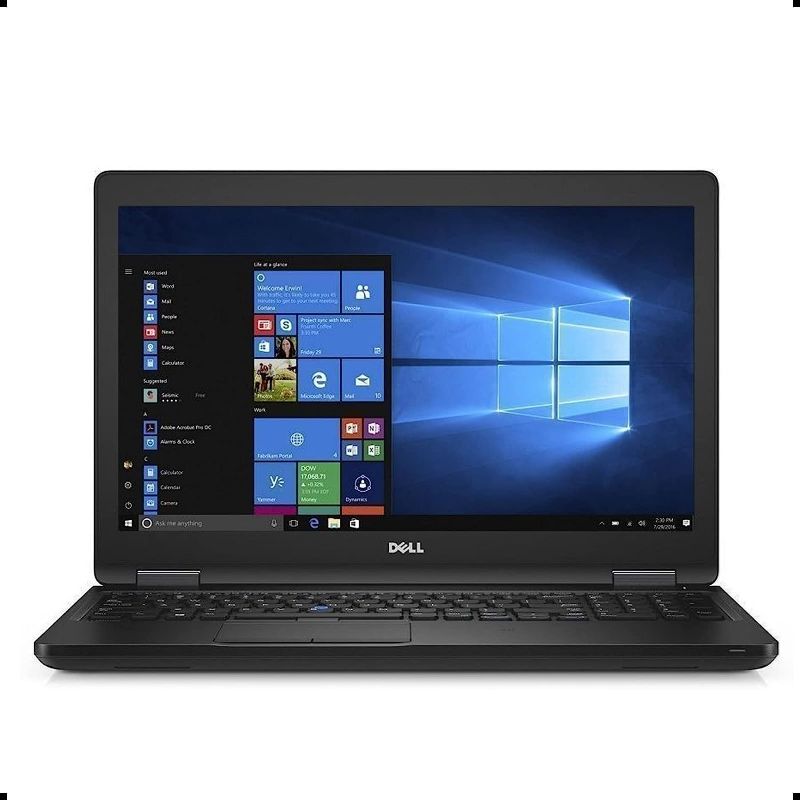 Photo 1 of --- Screen Does Not Turn On --- Dell Latitude 5580 HD 15.6 Inch Business Laptop Notebook PC (Intel Core i5-6300U, 8GB Ram, 256GB SSD, Camera, WiFi, HDMI, Type C Port) Win 10 Pro with Numeric Keyboard (Renewed)
