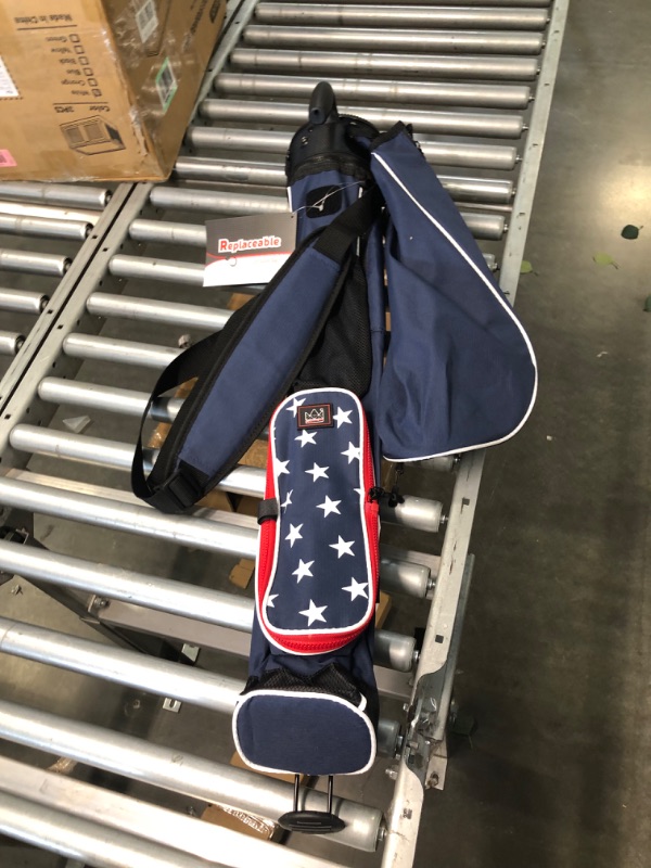 Photo 1 of Craftsman Golf Lightweight Carry Sunday Golf Bag with Stand Multicolor Perfect for Driving Range,Par 3 Course
