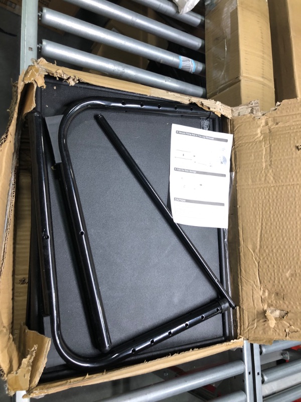 Photo 3 of Adjustable TV Trays - TV Tray Tables on Bed & Sofa, Adjustable Laptop Table as TV Food Tray, Work Tray with 6 Heights & 3 Tilt Angles Adjustable by HUANUO (2 Pack)