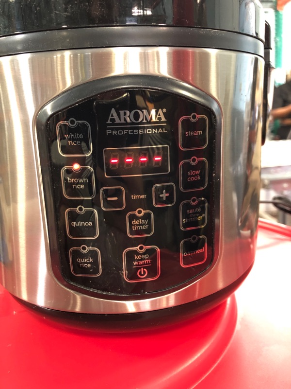 Photo 2 of Aroma Housewares ARC-954SBD Rice Cooker, 4-Cup Uncooked 2.5 Quart, Professional Version