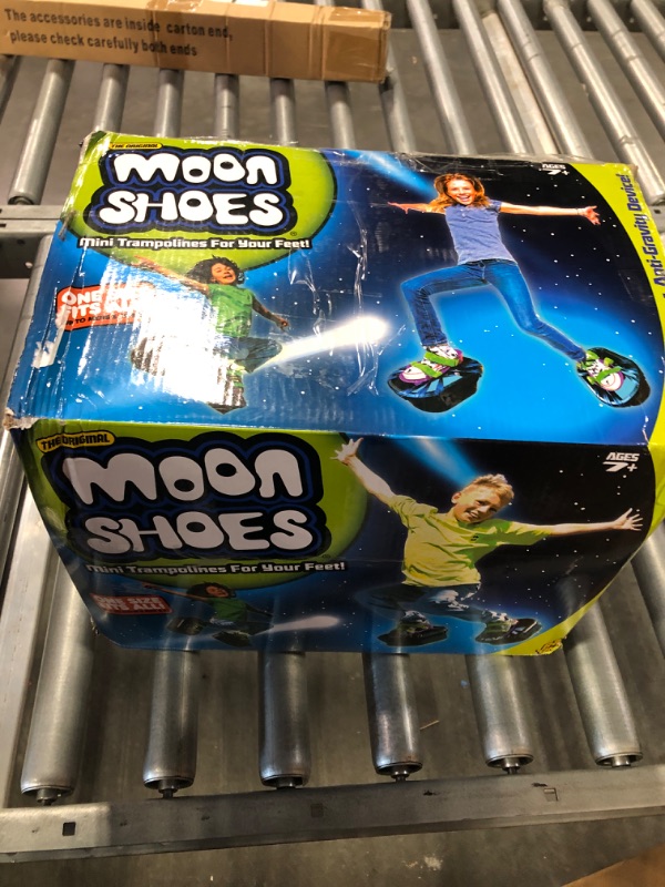 Photo 3 of Moon Shoes Bouncy Shoes, Mini Trampolines For your Feet, One Size, Black, New and improved, Bounce your way to fun, Very durable, No tool assembly, Athletic development, up to 130 lbs