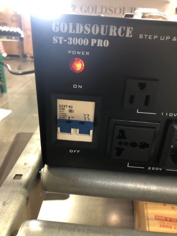Photo 1 of Step Up & Down Transformer - 3000 Watt Heavy-Duty Voltage Converter - Transforms 110v/120v to 220v/240v & Vice Versa - Universal Output - Includes European Power Adapter 3000W