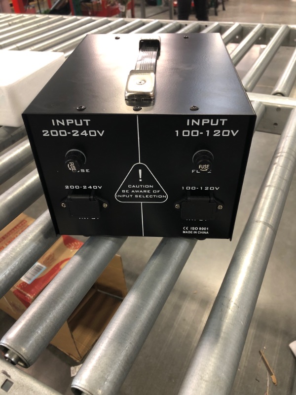Photo 1 of Step Up & Down Transformer - 3000 Watt Heavy-Duty Voltage Converter - Transforms 110v/120v to 220v/240v & Vice Versa - Universal Output - Includes European Power Adapter 3000W