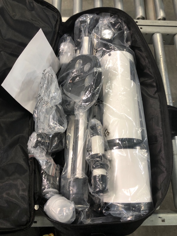 Photo 1 of Telescope 80mm Aperture 600mm - Astronomical Portable Refracting Telescope Fully Multi-coated High Transmission Coatings AZ Mount with Tripod Phone Adapter, Wireless Control, Carrying Bag. Easy Set Up White