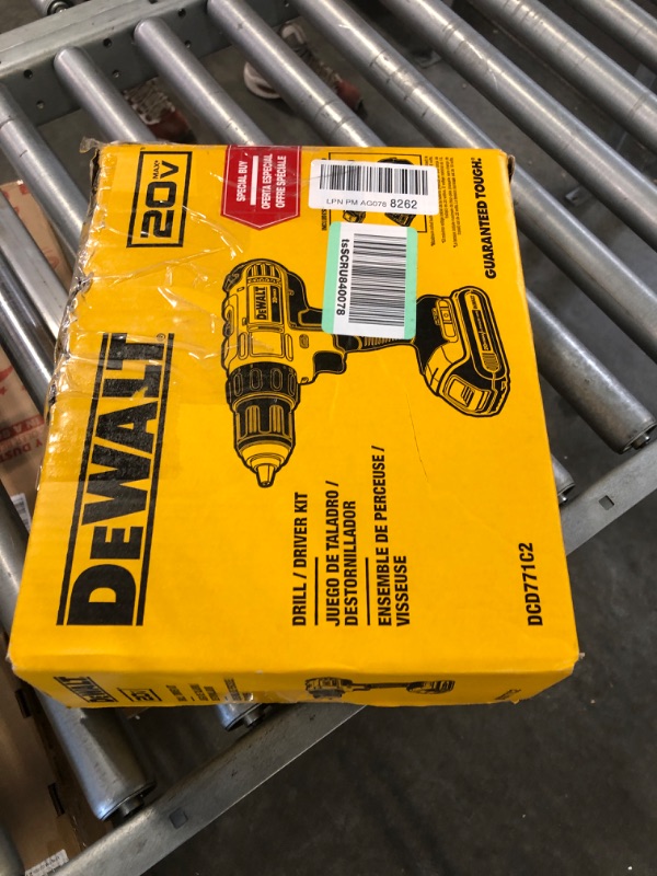 Photo 2 of 20-Volt MAX Cordless 1/2 in. Drill/Driver, (2) 20-Volt 1.3Ah Batteries, Charger & Bag