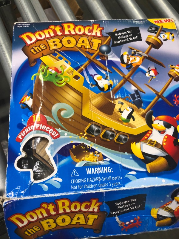 Photo 2 of Don't Rock The Boat — Children's Game — Balance Yer Mateys or Overboard Ye Go — For Ages 5+ — 2-4 Players